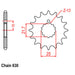 Front Sprocket - Steel 001 JT Sprockets