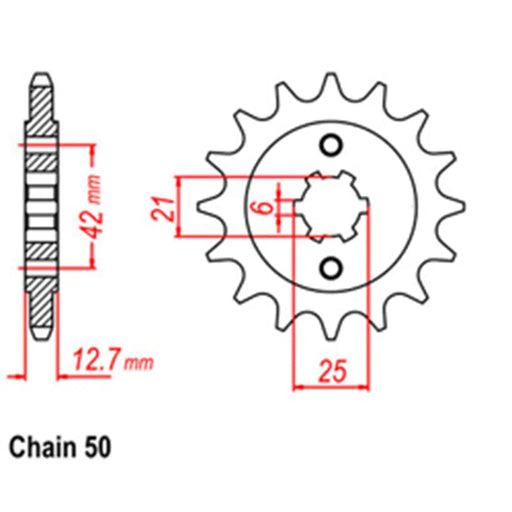 Front Sprocket - Steel 300 JT Sprockets