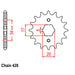 Front Sprocket - Steel CH1 JT Sprockets