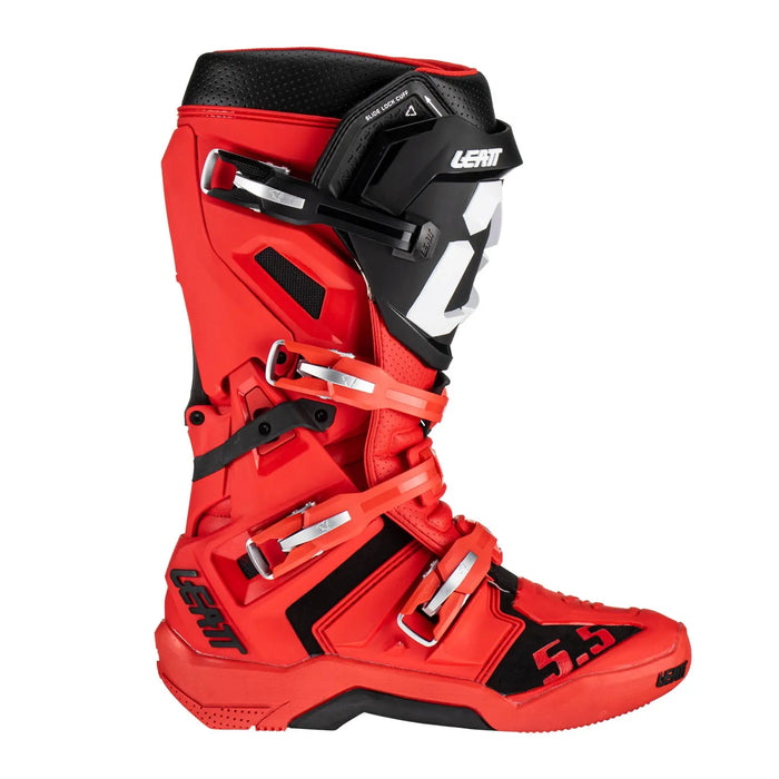 Leatt 5.5 Flexlock Boot - Red