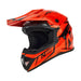 Nitro MX620 Podium Black and Orange Helmet S Nitro