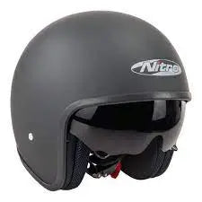 Nitro X606V Satin Black Helmet Nitro