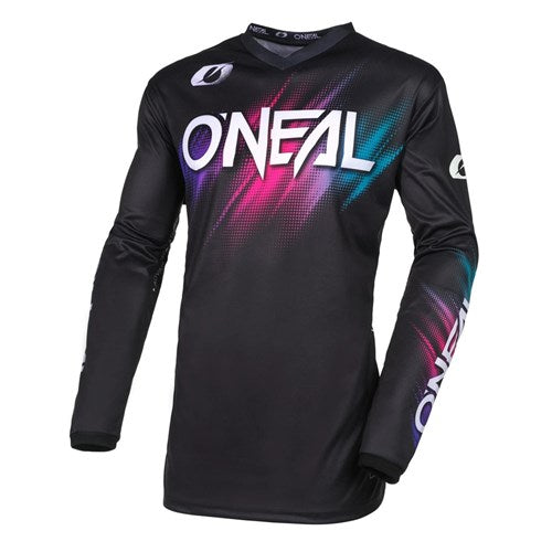 ONEAL 24 ELEMENT JERSEY VOLTAGE V.24 - BLACK/PINK YOUTH GIRLS Oneal