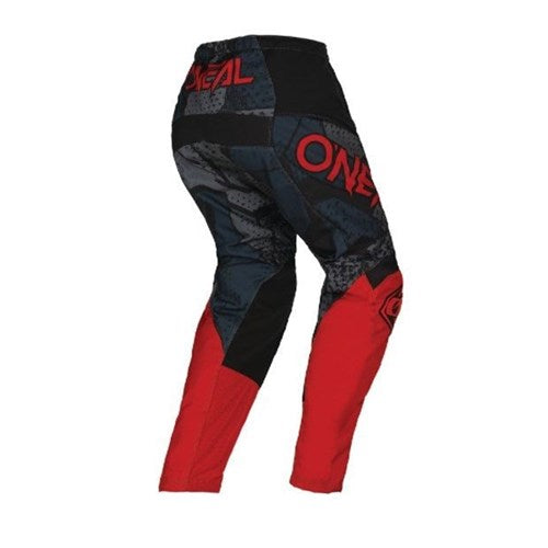 ONEAL ELEMENT YOUTH PANT CAMO V.22 - BLACK/RED Oneal