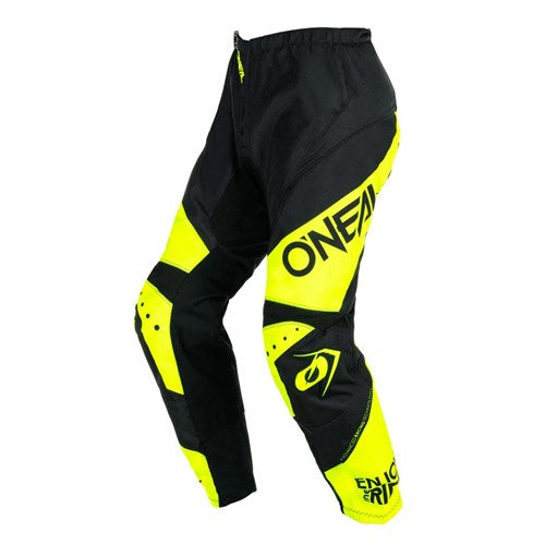 ONEAL 24 ELEMENT PANT RACEWEAR V.24 - BLACK/NEON YELLOW YOUTH Oneal