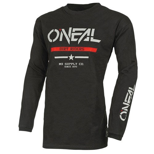 ONEAL 25 ELEMENT COTTON JSY SQUADRON V.22 - BLK/GRY Oneal