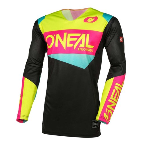 ONEAL 25 HARDWEAR AIR JSY SLAM V.24 BLK/N-YEL/PNK Oneal