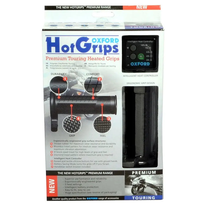 Oxford HotGrips®  Premium Touring with V8 Switch