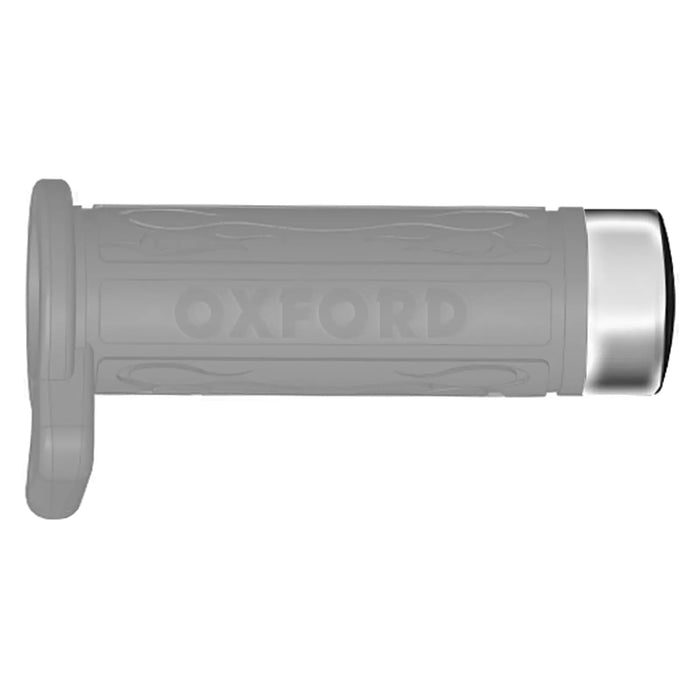 Oxford HotGrips®  - Replacement Chrome Cap for 697 Hotgrip (Each)