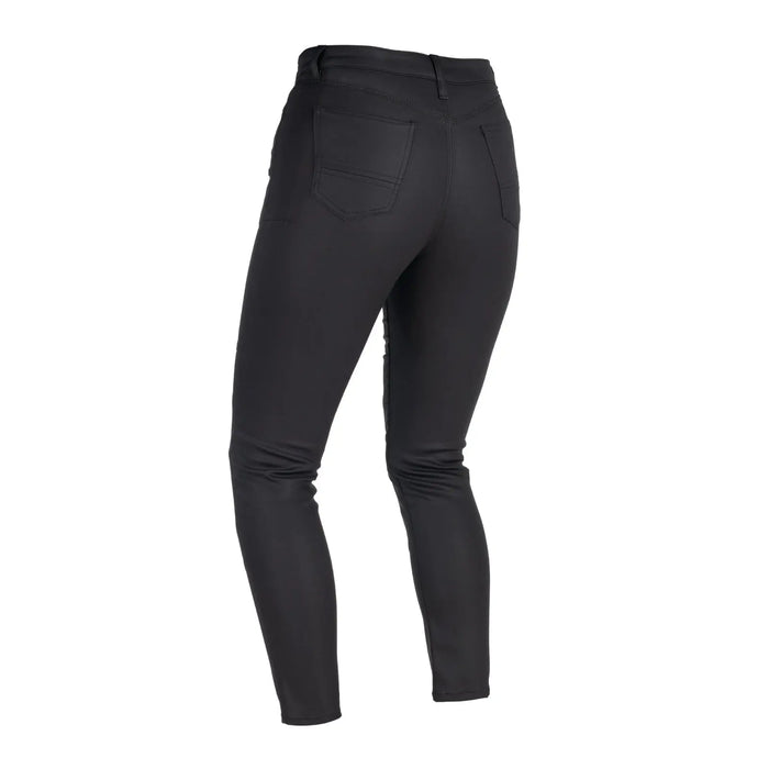 Oxford Ladies OA Waxed Jeggings Pant - Black (Short)