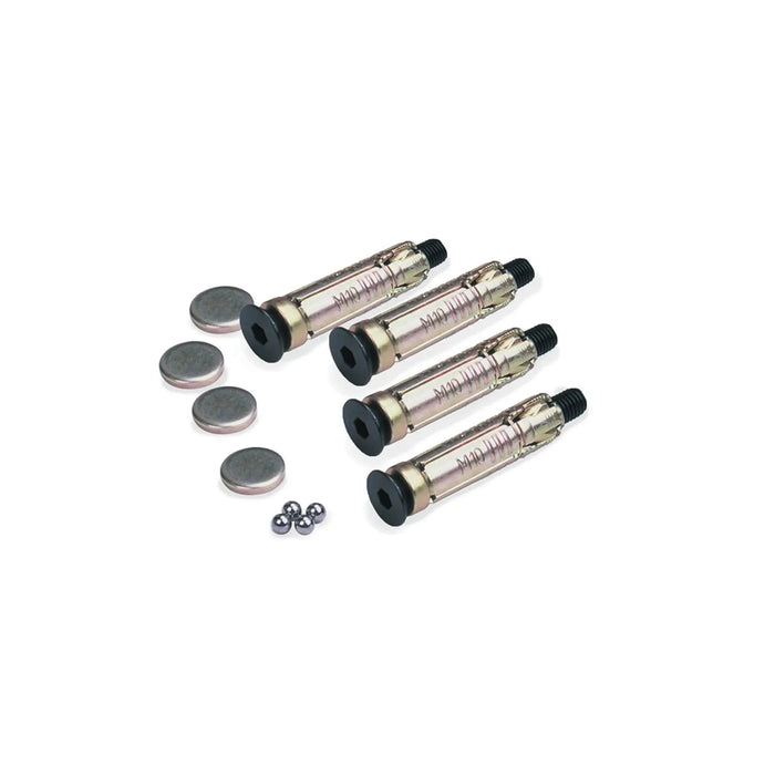 PACK OF 4 GROUND PLUGS,BOLTS,6MM BALL BEARINGS & CAPS FOR AN