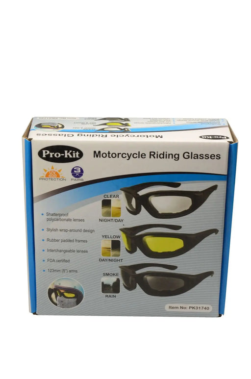 MCS Riding Glasses (3/Pack) MCS