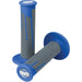 Pro Taper Clamp On Full Diamond Grips Blue and Dark Grey ProTaper