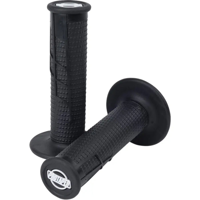 Pro Taper Clamp On Half Waffle Grips Black ProTaper