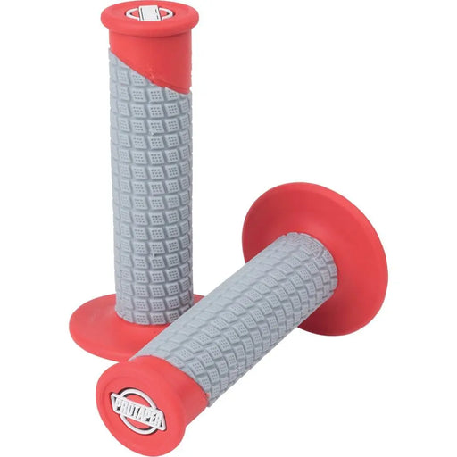 Pro Taper Clamp On Pillow Top Grips Red and Grey ProTaper