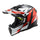 LS2 MX437J FAST EVO STRIKE MINI HELMET - BLACK / WHITE / RED