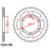 Rear Sprocket - Steel 08G SuperSprox