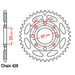 Rear Sprocket - Steel 382 SuperSprox