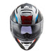 LS2 FF800 Storm Racer Helmet - White / Blue / Red LS2