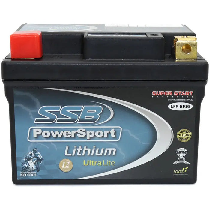 SSB Powersport Lithium Battery - Ultralight 4-LFPBR98 SSB