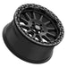 Alloy Wheel VALOR V09 BeadLock 6/139.7  15 X 7 Satin Black Aussie Powersports