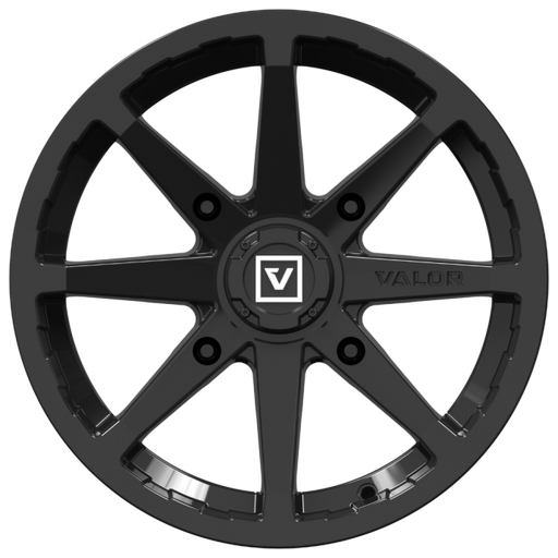 Alloy Wheel VALOR V01 4/156  14 X 7 Gloss Black Aussie Powersports