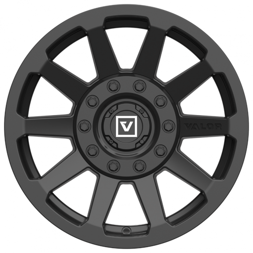 Alloy Wheel VALOR V02 Dual PCD (4/137 + 4/156) 14 X 7 Satin Black Aussie Powersports