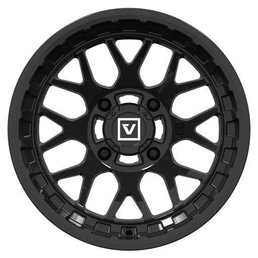 Alloy Wheel VALOR V03 4/156  14 X 7 Gloss Black Aussie Powersports