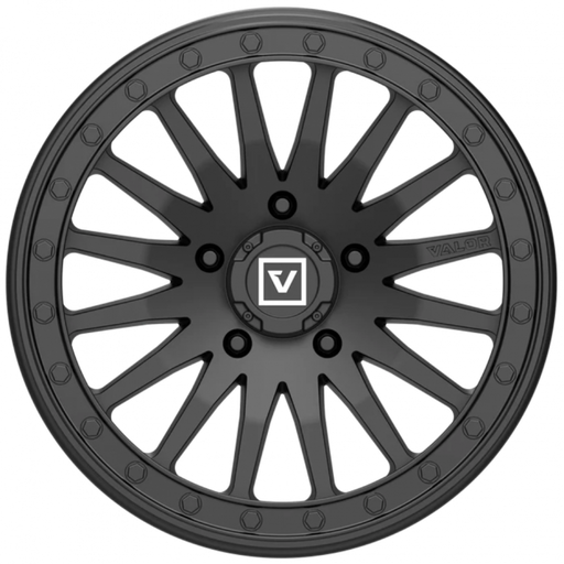 Alloy Wheel VALOR V06 BeadLock 5/114.3  15 X 8 Satin Black Aussie Powersports