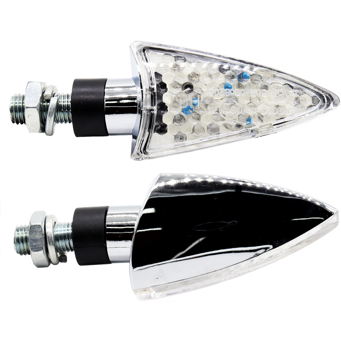 Arrowhead Led Indicator Short Stem Chrome (Pair) MCS