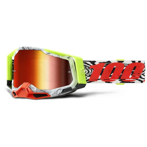 RACECRAFT 2 GOGGLE ENGAL MIRROR RED 100 Percent