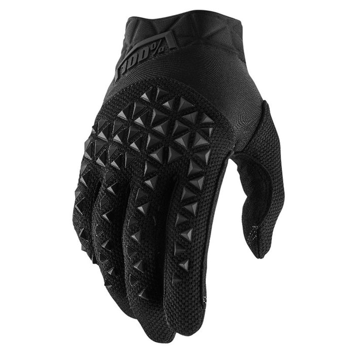 100% Airmatic Black/Charcoal Gloves 100 Percent