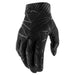 100% Ridefit Black/White Gloves 100 Percent