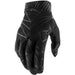 100% Ridefit Black/White Gloves 100 Percent