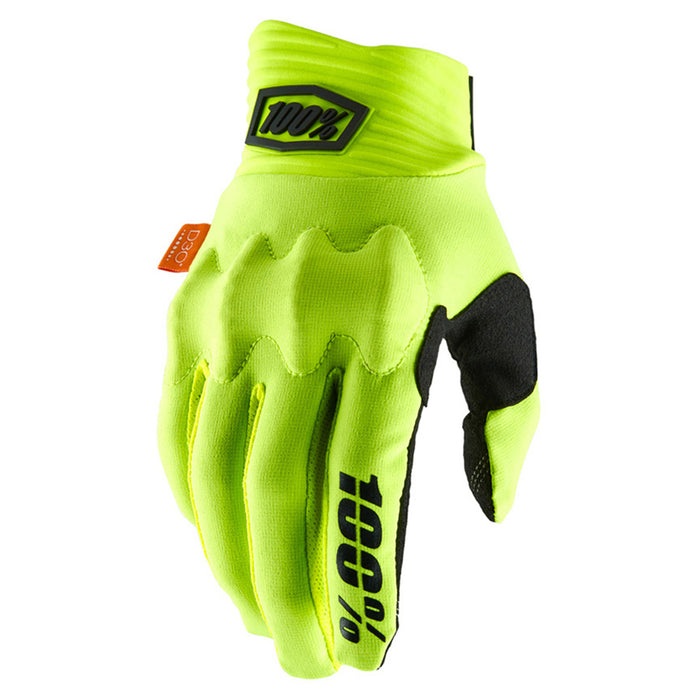 100% Cognito Fluo Yellow/Black Gloves