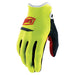 100% Ridecamp Neon Yellow Gloves 100 Percent