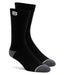 100% Casual Solid Black Socks 100 Percent