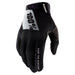 100% Ridefit Black Gloves 100 Percent