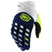 100% Airmatic Navy/White Gloves 100 Percent