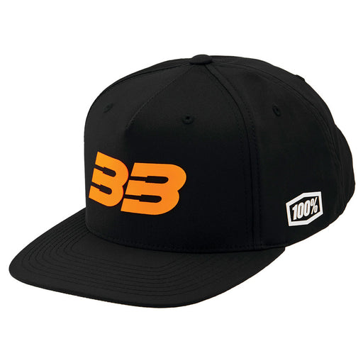 100% BB33 Black/Fluo Orange Snapback 100 Percent