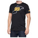 100% BB33 Track Black T-Shirt 100 Percent