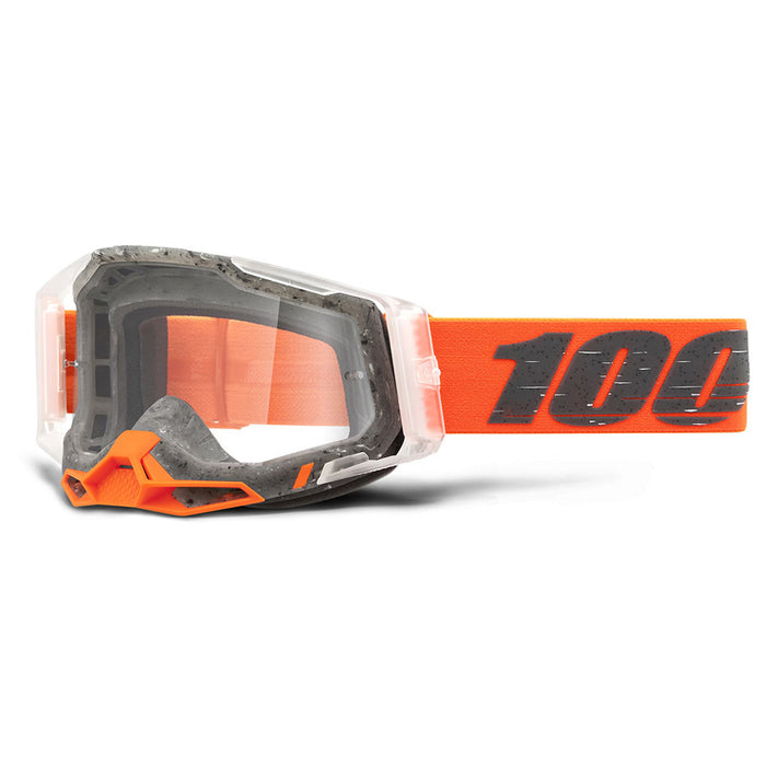 100% Racecraft2 Goggle Schrute Clear Lens 100 Percent