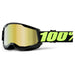 100% Strata2 Goggle Upsol Mirror Gold Lens 100 Percent