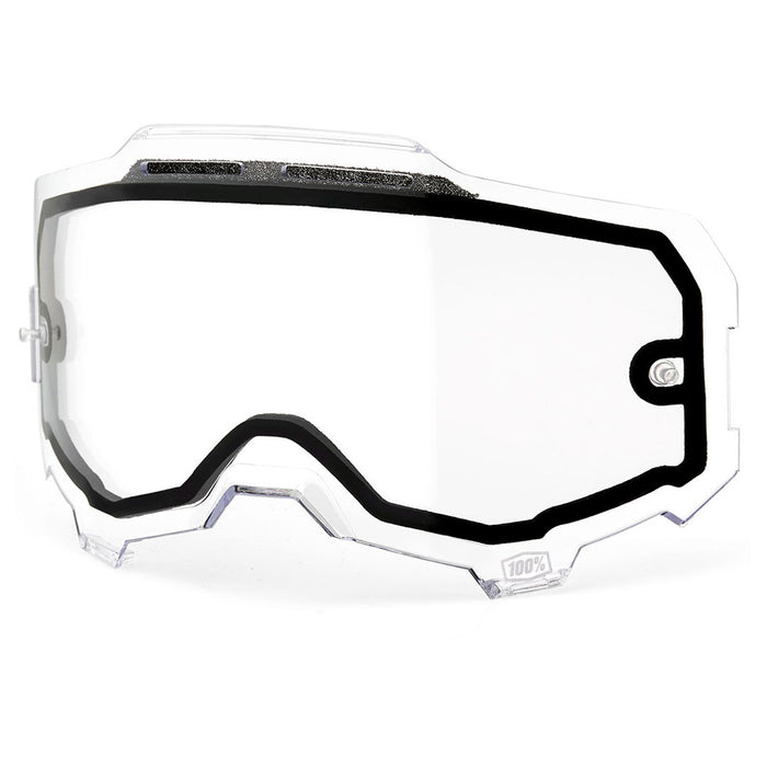 100% Armega Clear Vented Dual Lens 100 Percent