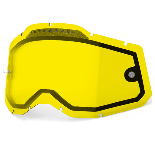 100% Racecraft2, Accuri2 & Strata2 Vented Dual Yellow Lens 100 Percent