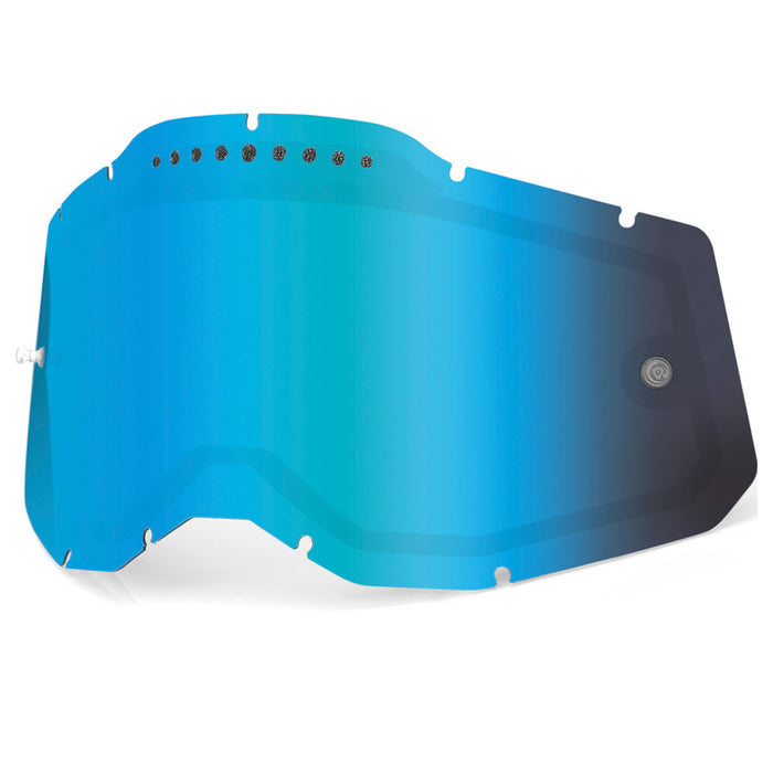 100% Racecraft2, Accuri2 & Strata2 Vent Dual Mirror Blue Lens