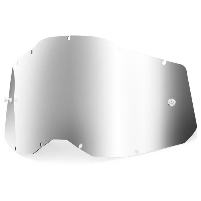 100% Racecraft2, Accuri2 & Strata2 Mirror Silver Lens