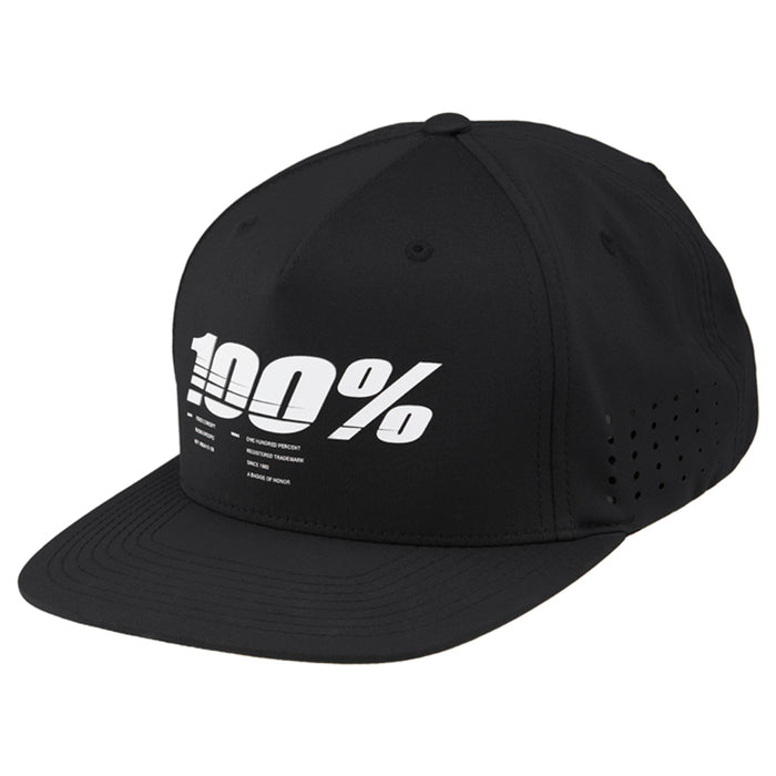 100% Drive Black Snapback Hat 100 Percent