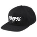 100% Drive Black Snapback Hat 100 Percent