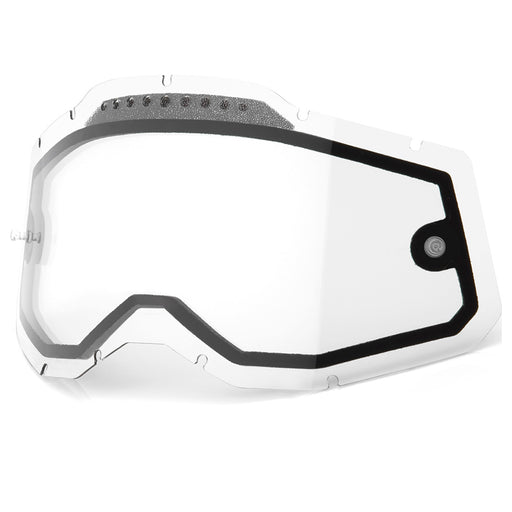 100% Racecraft2, Accuri2 & Strata2 Vented Dual Clear Lens 100 Percent